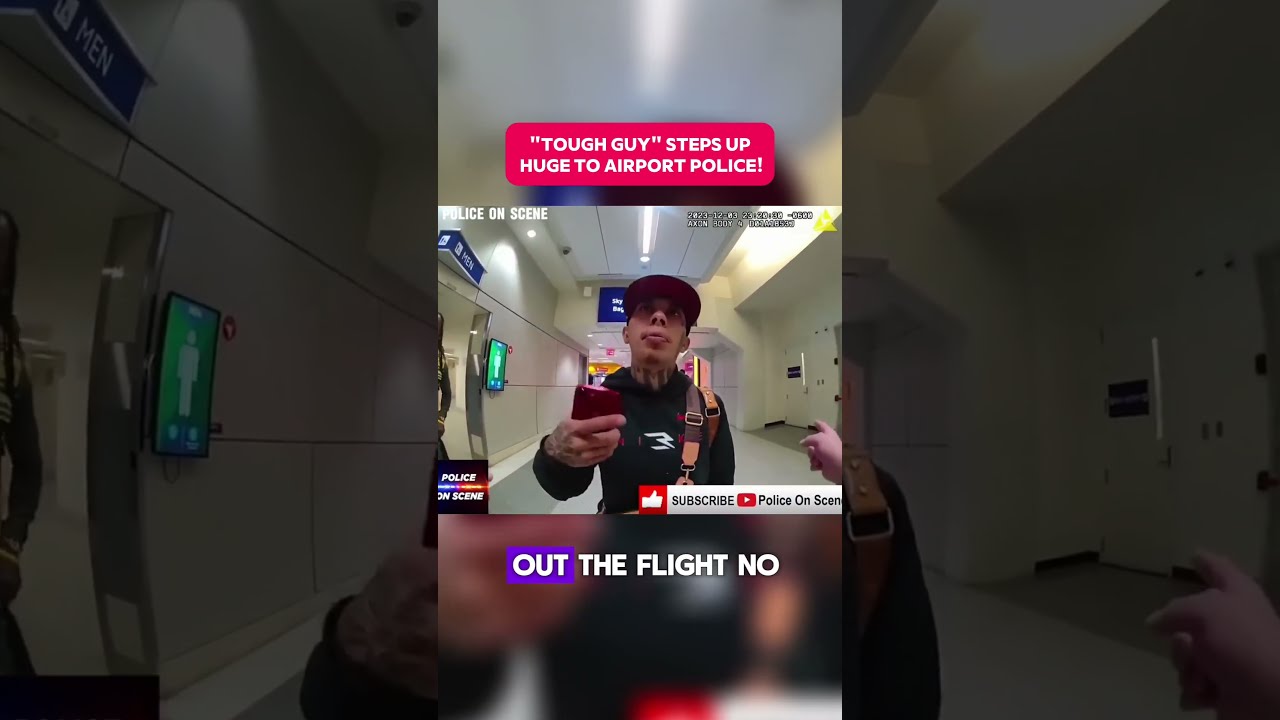 Airport Goes INSANE! [👇FULL VID] #arrest #bodycam #cops