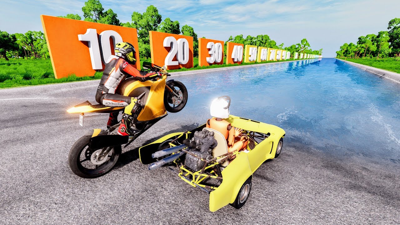 Driving on Water Challenge #1 &ndash; BeamNG Drive | CrashBoomPunk