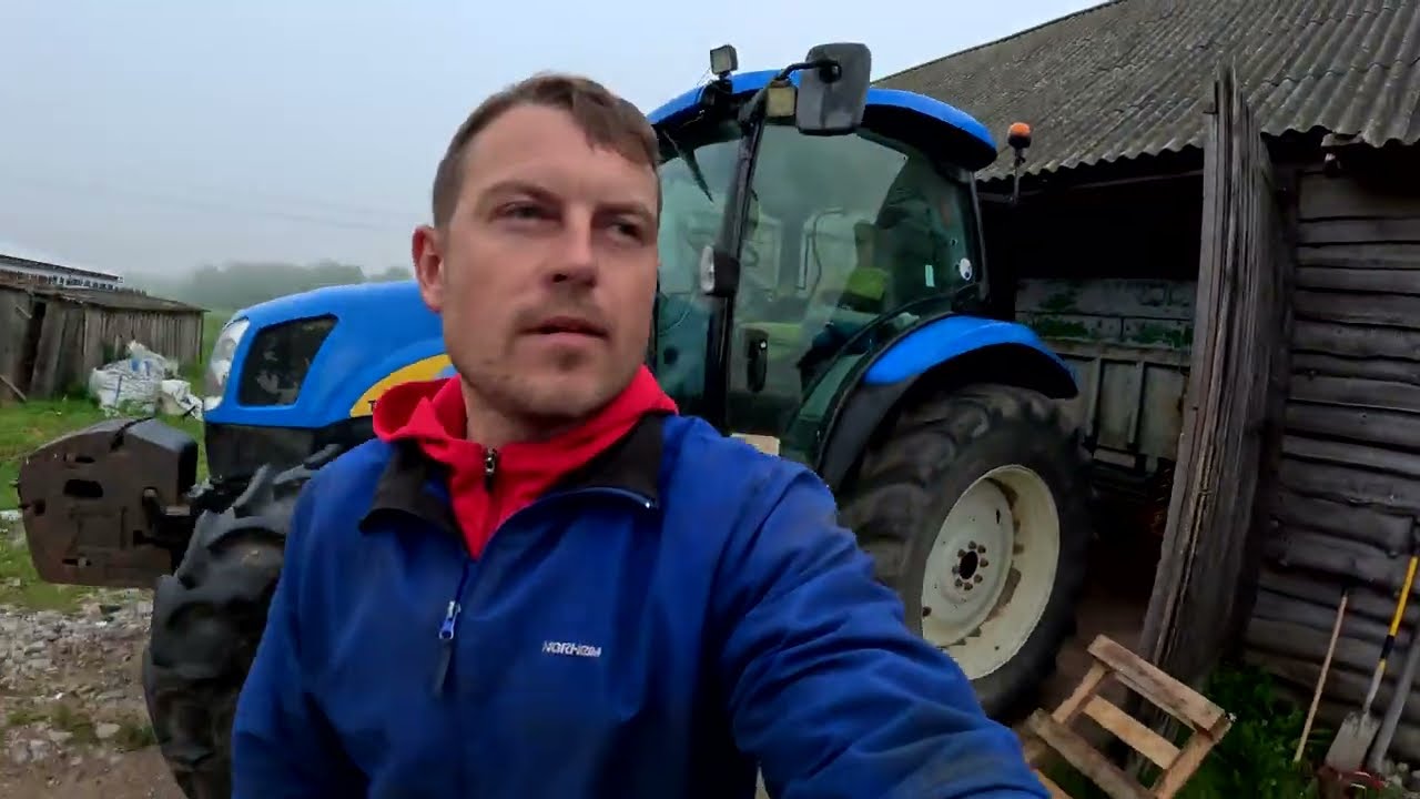 Schaffer krautuvui pradūriau padanga,užsidėjau priekabai tentą