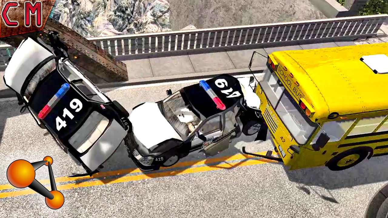 BeamNG Drive Wind Crash Testing #1