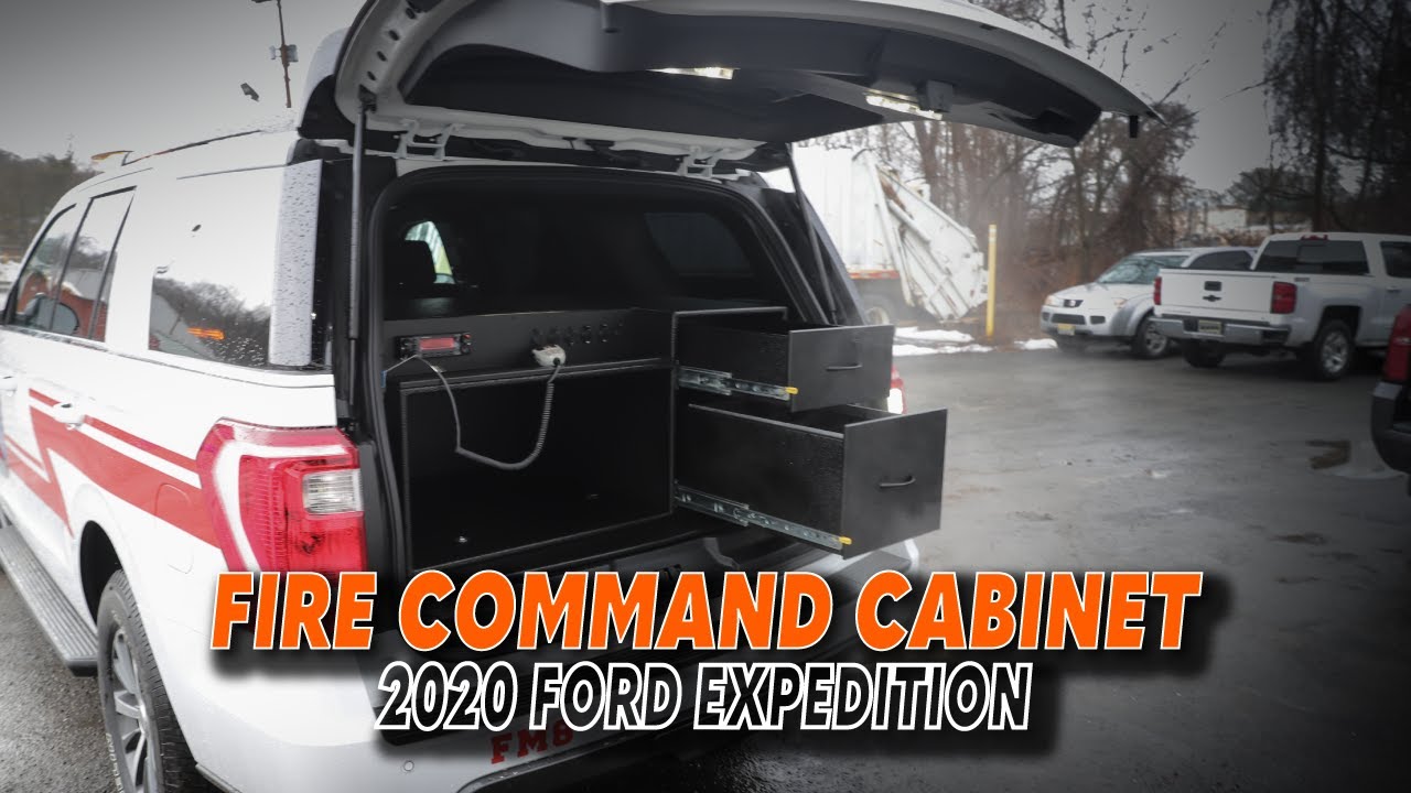 Fire command cabinet for a 2020 Ford Expedition