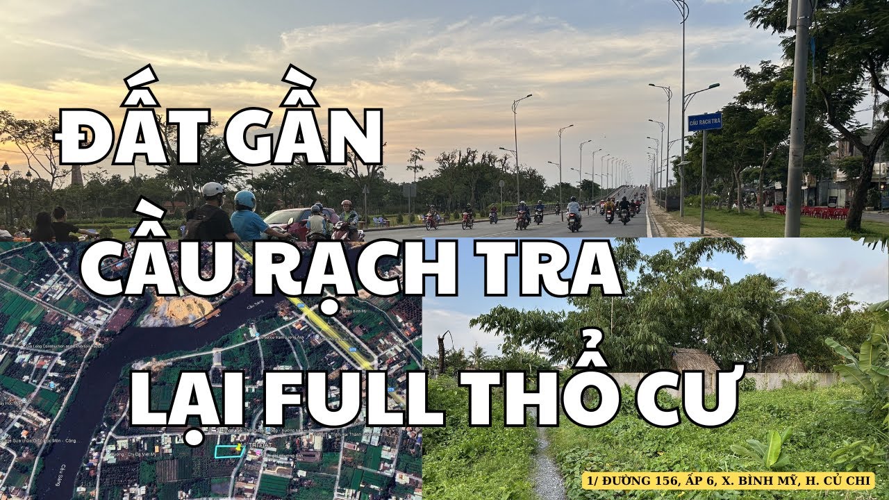 Đất Vườn Full Thổ Cư Giáp Hóc Môn, Gần Cầu Rạch Tra| Bình Mỹ Củ Chi| nhà đất phan hảo củ chi