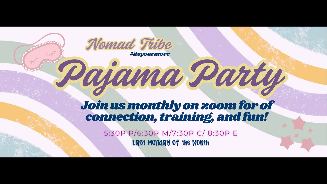 Nomad Tribe - December Pajama Party {Monthly Meeting}