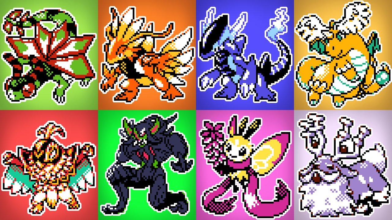 POKÉMON LAZARUS All Mega Evolutions + Pokédex Entries (1080p60)