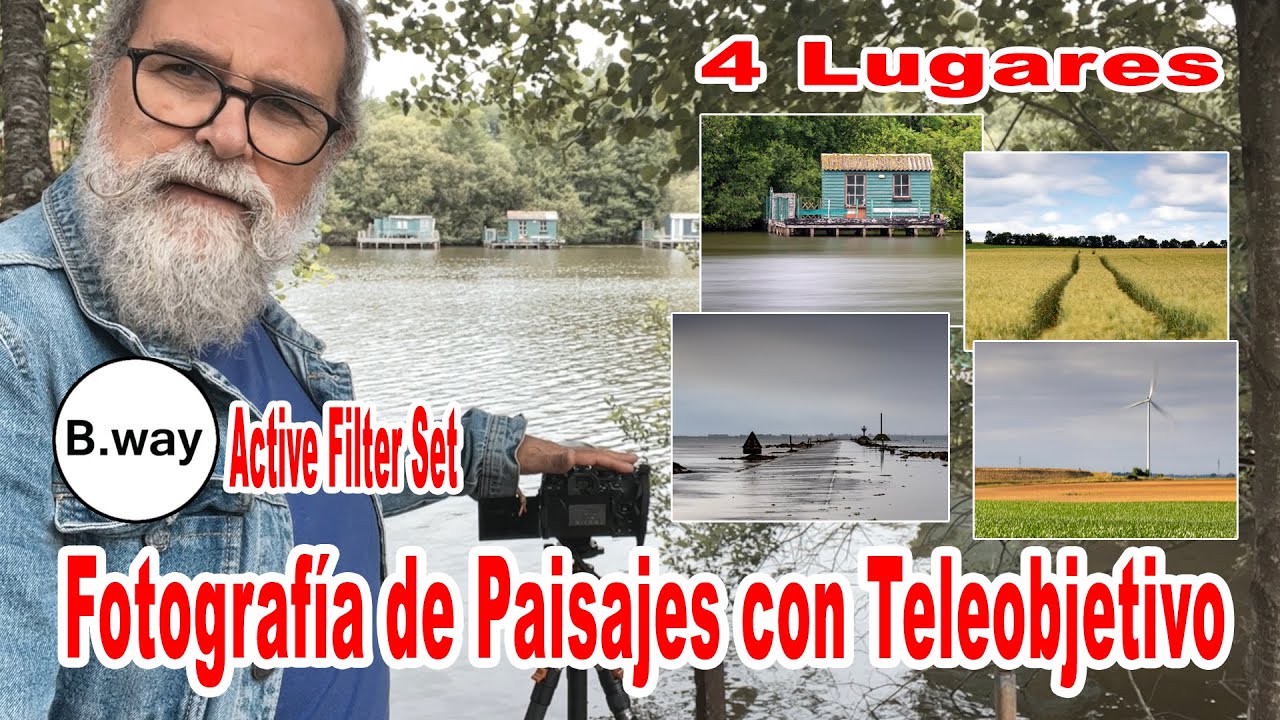 Fotografía de paisajes con teleobjetivos OM 1 + 40-150mm 2.8 Filtros B Way Active Set - EN ESPAÑOL