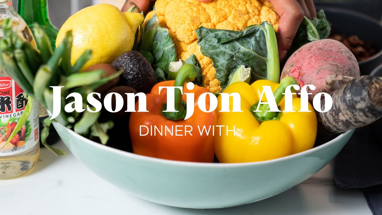 Colourful cooking: dinner with vegan chef, Jason Affo