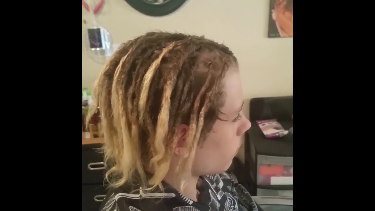DREADLOCKS on Straight hair *Before & AFTER