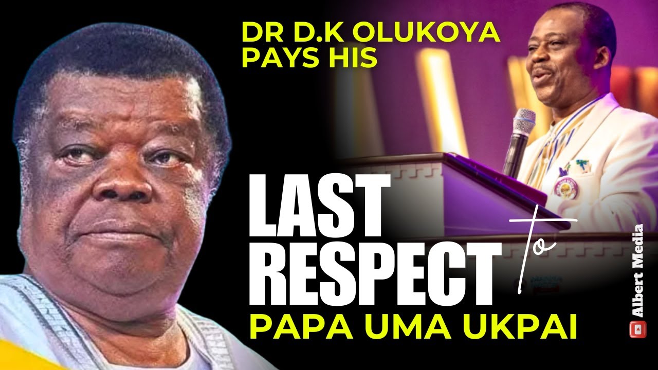 Beautiful Moment: Dr D.K Olukoya pays his LAST RESPECT to Rev Dr UMA UKPAI
