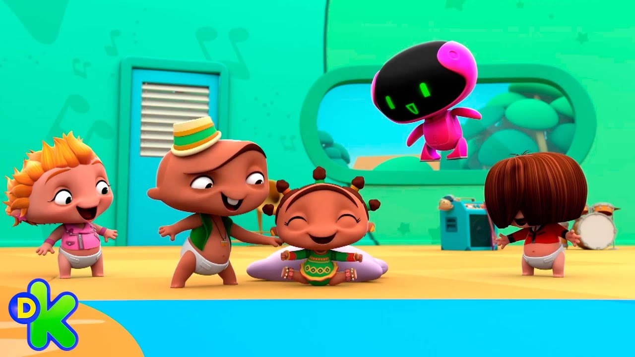 La hermanita de Carlos se une con ritmo a la banda | Mini Beat Power Rockers | Discovery Kids
