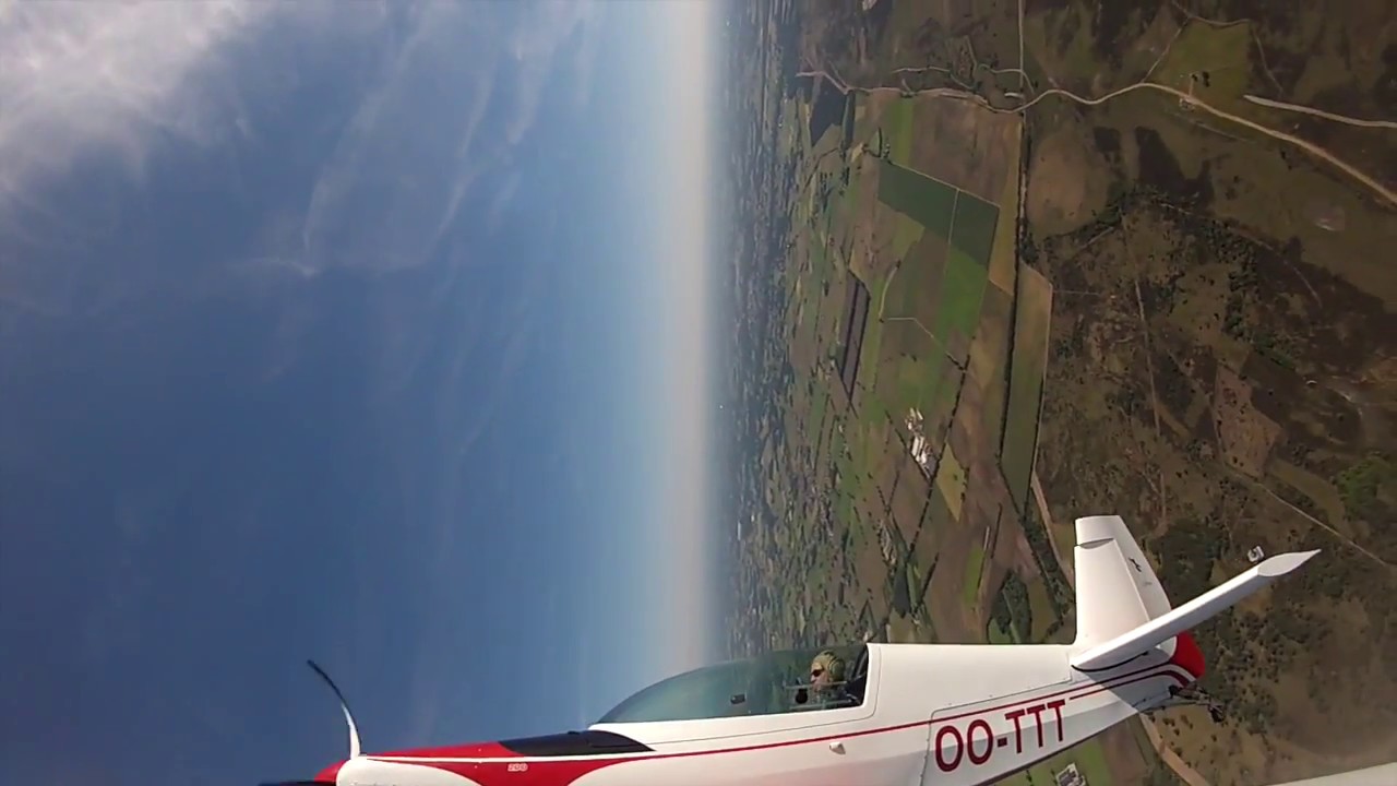 Extra200 aerobatics over Pampa IV