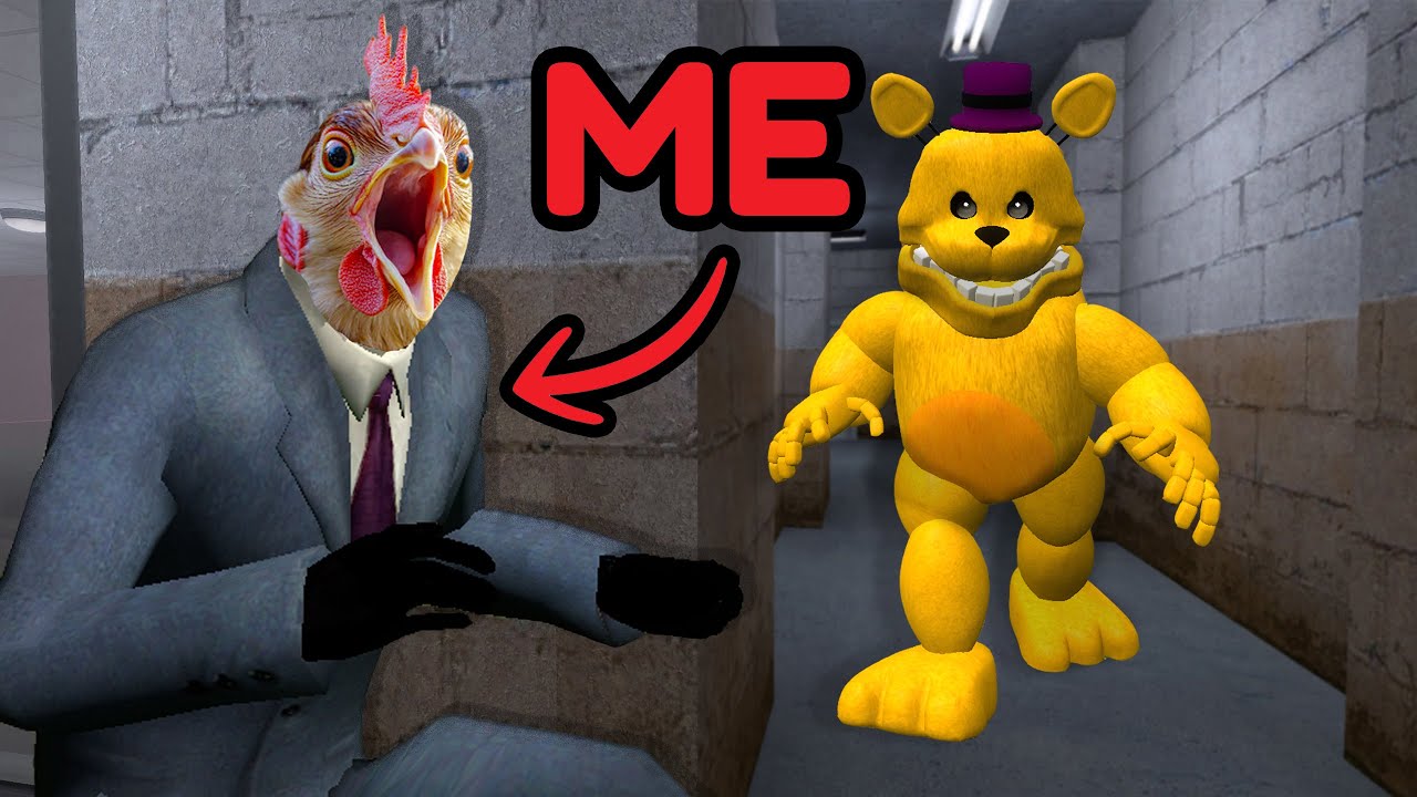 We tried to Hide from SPRINTING FREDBEAR.....