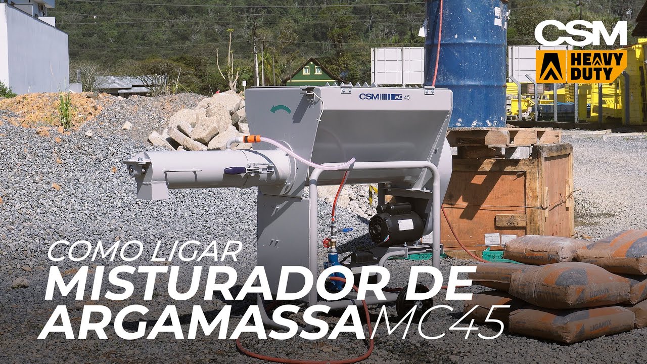 CSM | Misturador Contínuo de Argamassa MC45