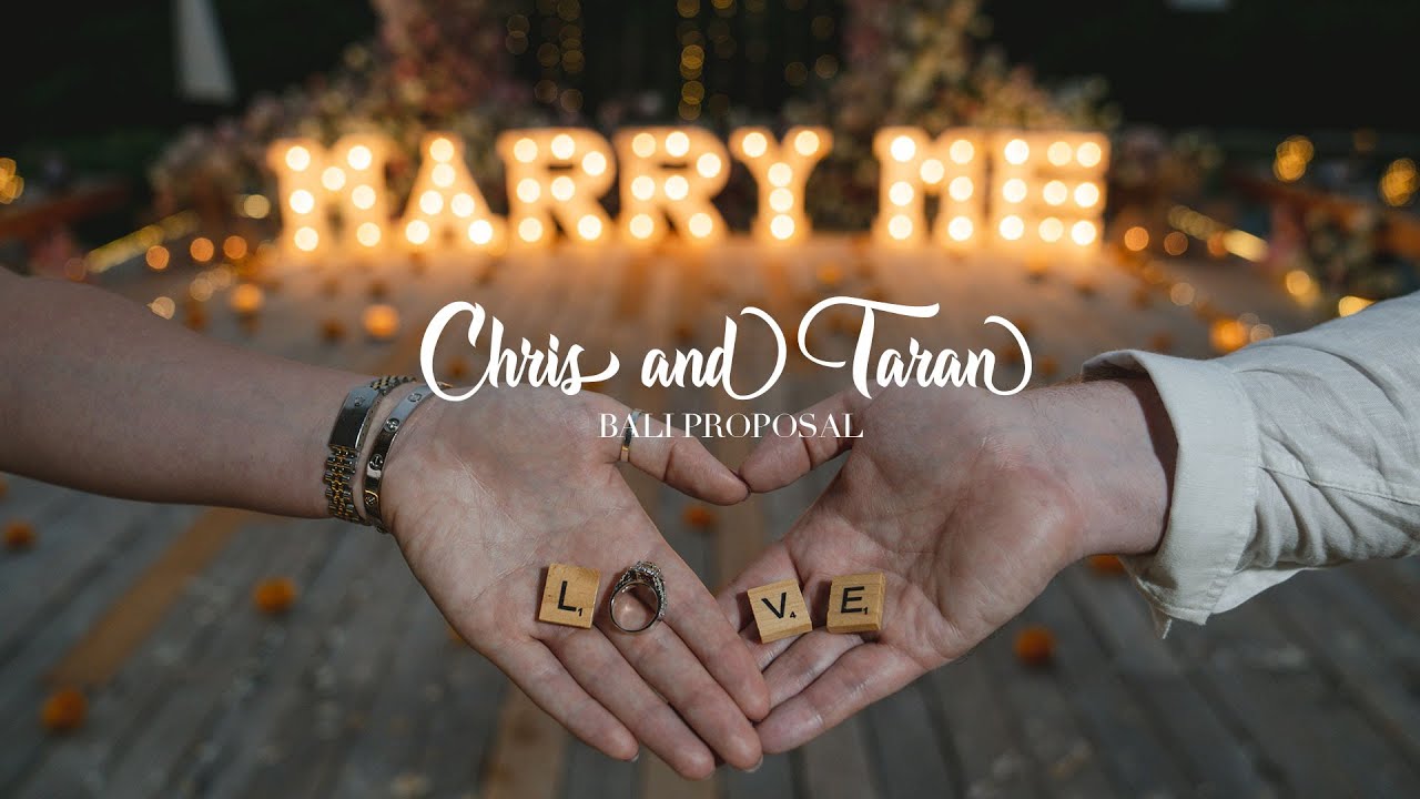Ubud Romantic Proposal Bali // Chris & Taran // Bali Proposal