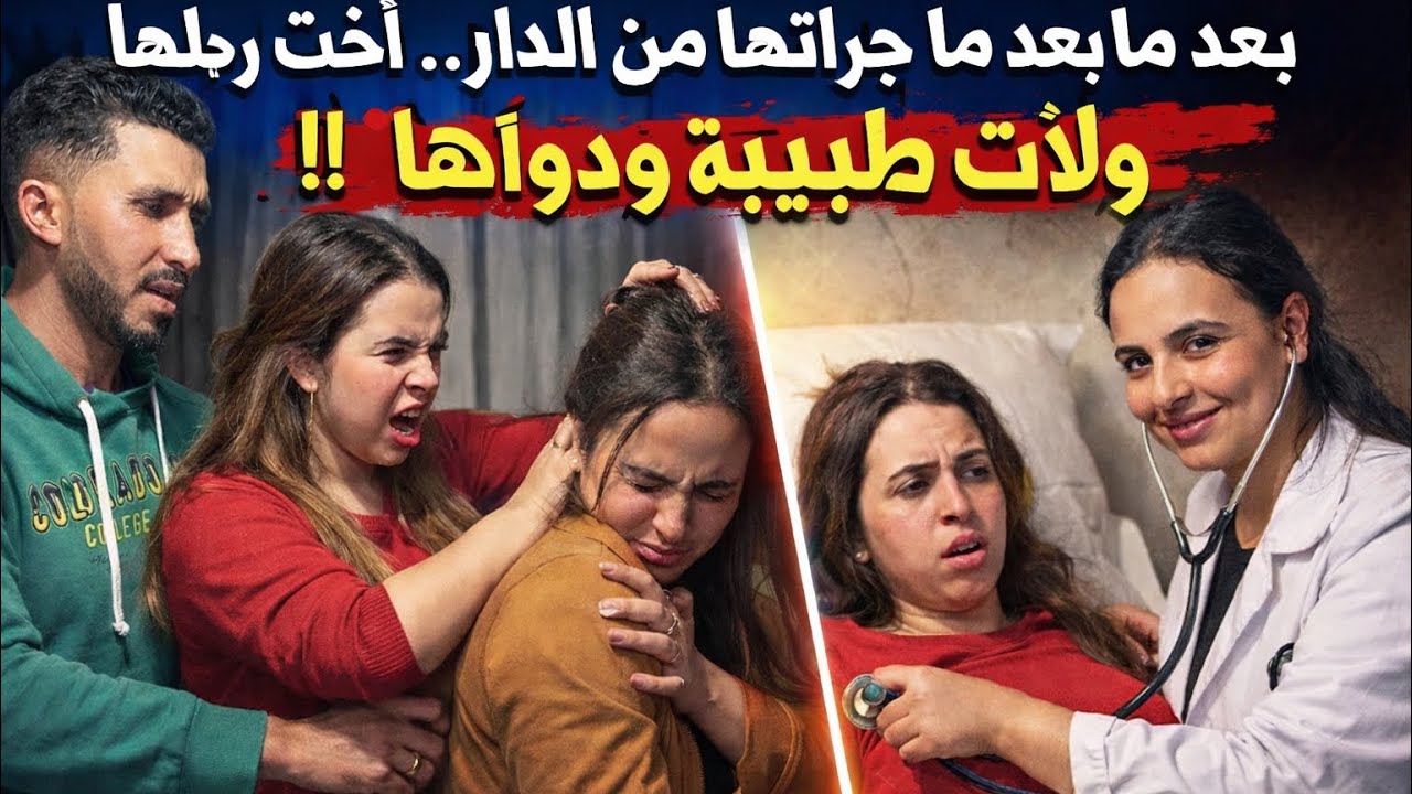 فيلم قصير: سكنات مع خوها 😱 باش تولي طبيبة 😢😢&hellip; لكن مرات خوها .. شاهد إلى النهاية 