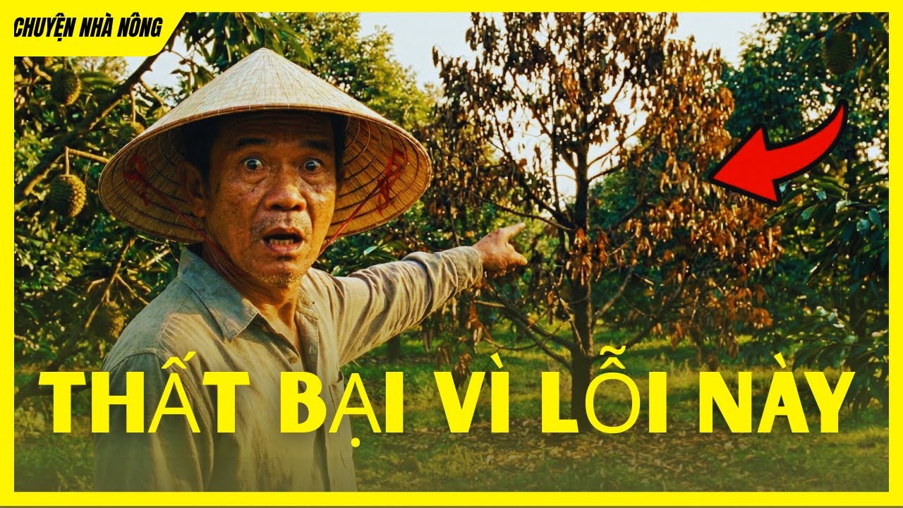 10 Lỗi sai NÊN TRÁNH khi mới trồng SẦU RIÊNG #durian #saurieng