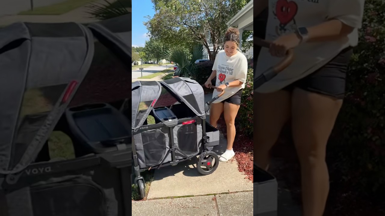 10x&rsquo;s better 👏🏽 #strollerwagon #momlife #babygear #toddlermom #wagonreview #wonerfold #reviews