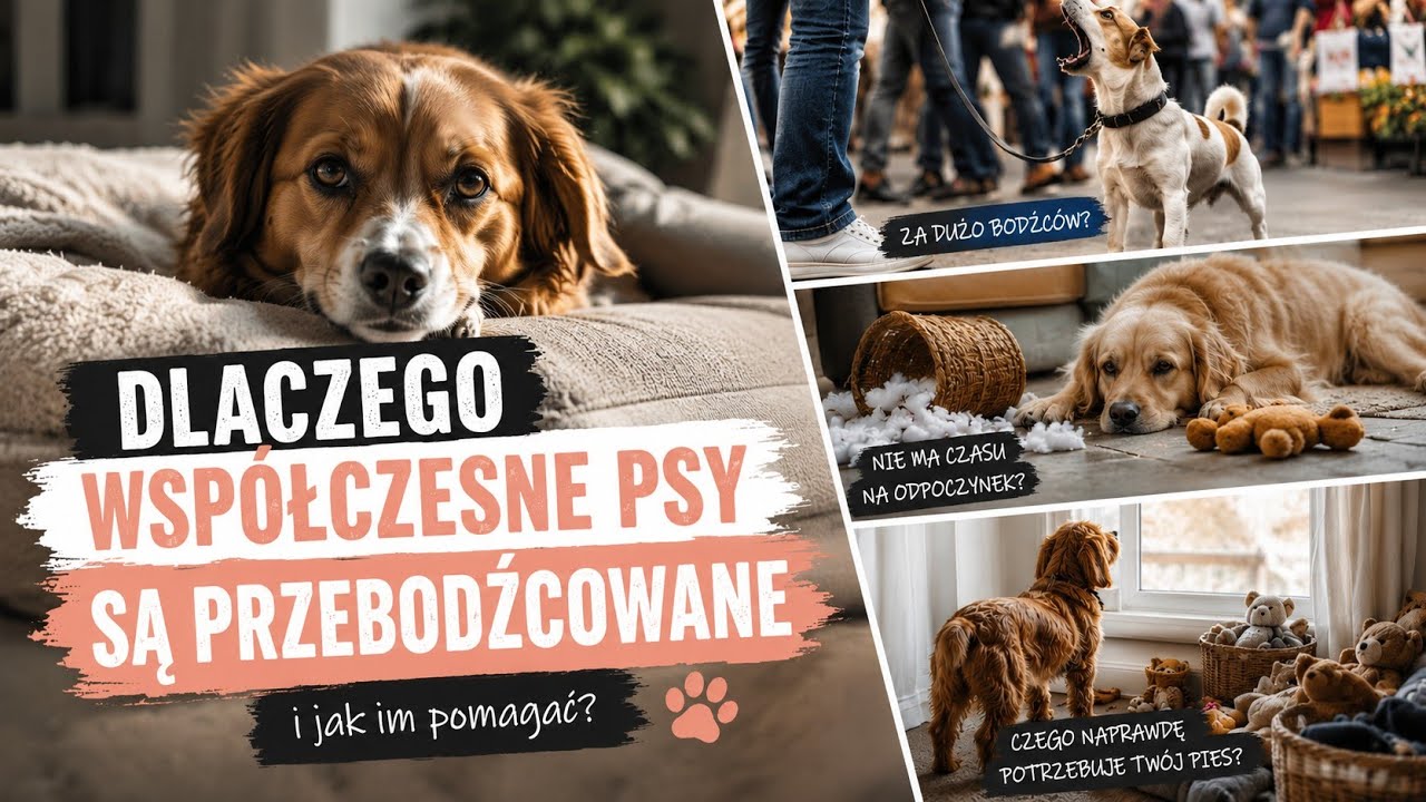 Dlaczego wsp&oacute;łczesne psy są tak przebodźcowane? 