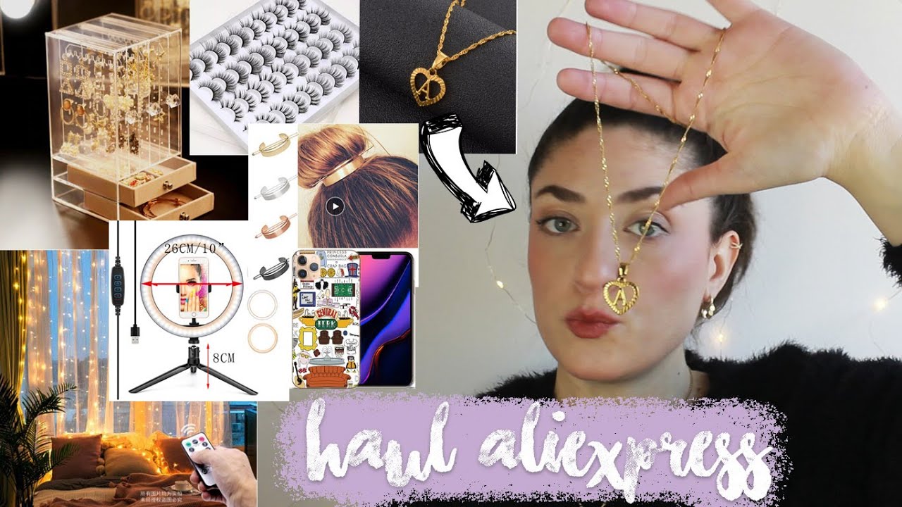 ❤️HAUL ALIEXPRESS❤️ JOYAS, PESTAÑAS, GUIRNALDA DE LUCES,JOYERO, FUNDAS DE MOVIL.