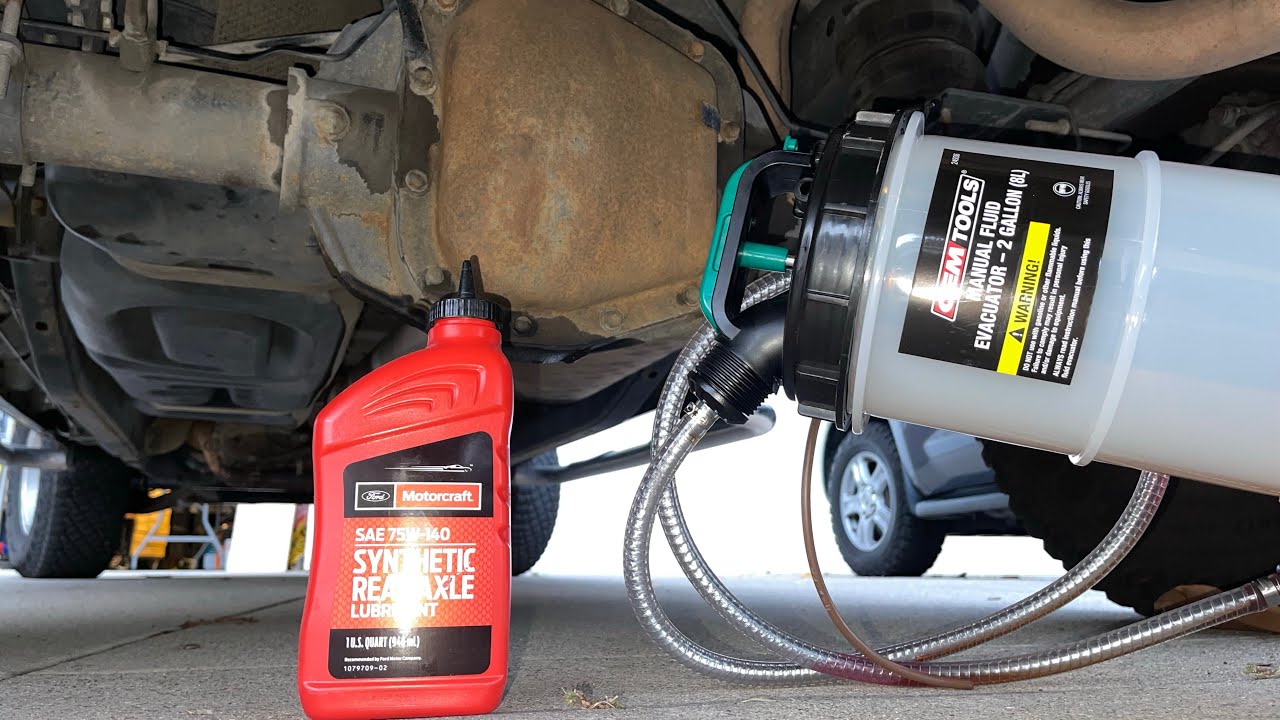 Rear Differential Fluid Change Using An Extractor, No Drain Plug, No Opening The Diff.