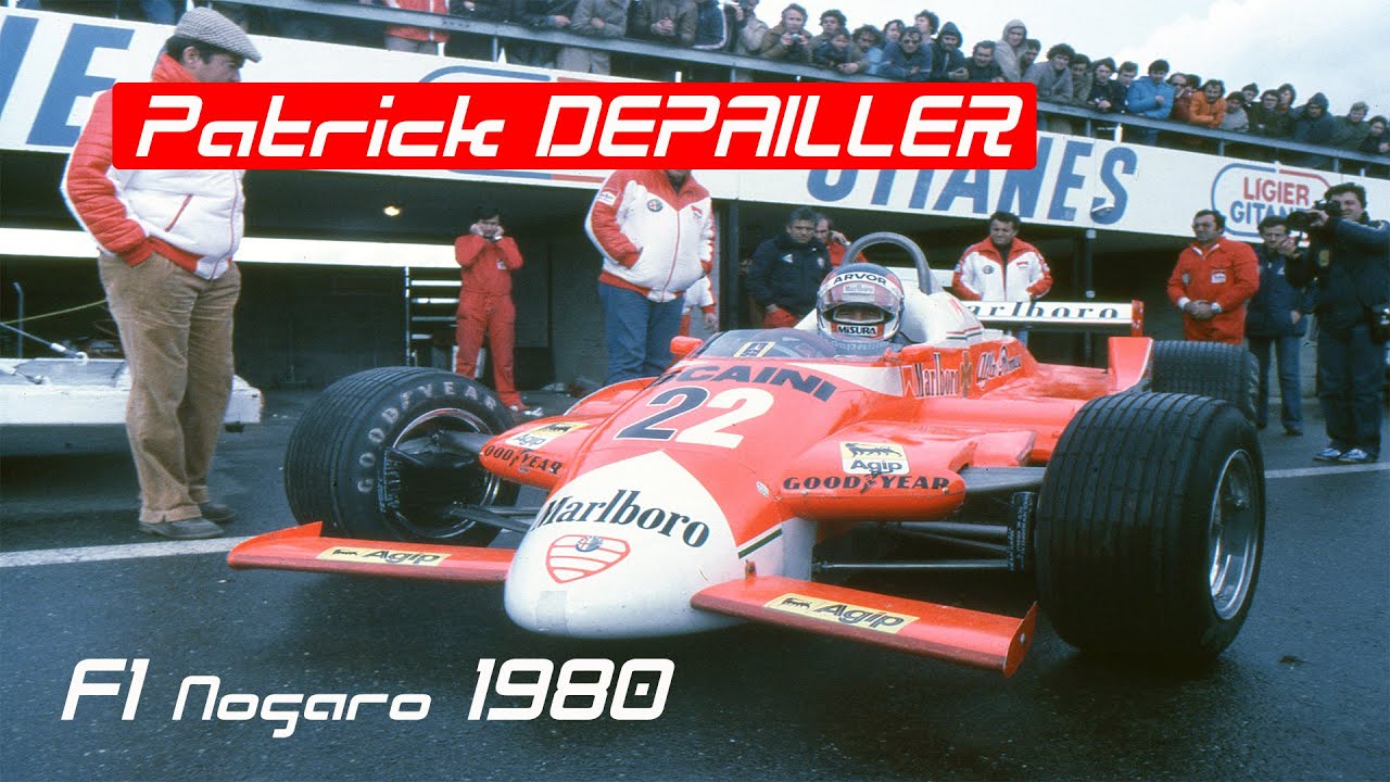 Patrick DEPAILLER / Alfa-Roméo - Riccardo PATRESE / Arrows Essais privés Formule 1 NOGARO 1980