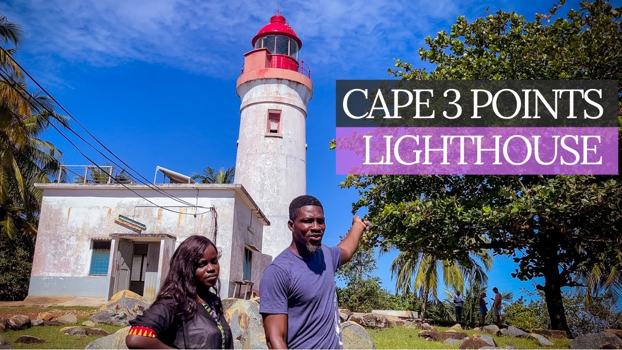 A Visit To Ghana's Cape 3 Points Lighthouse In The Western Region