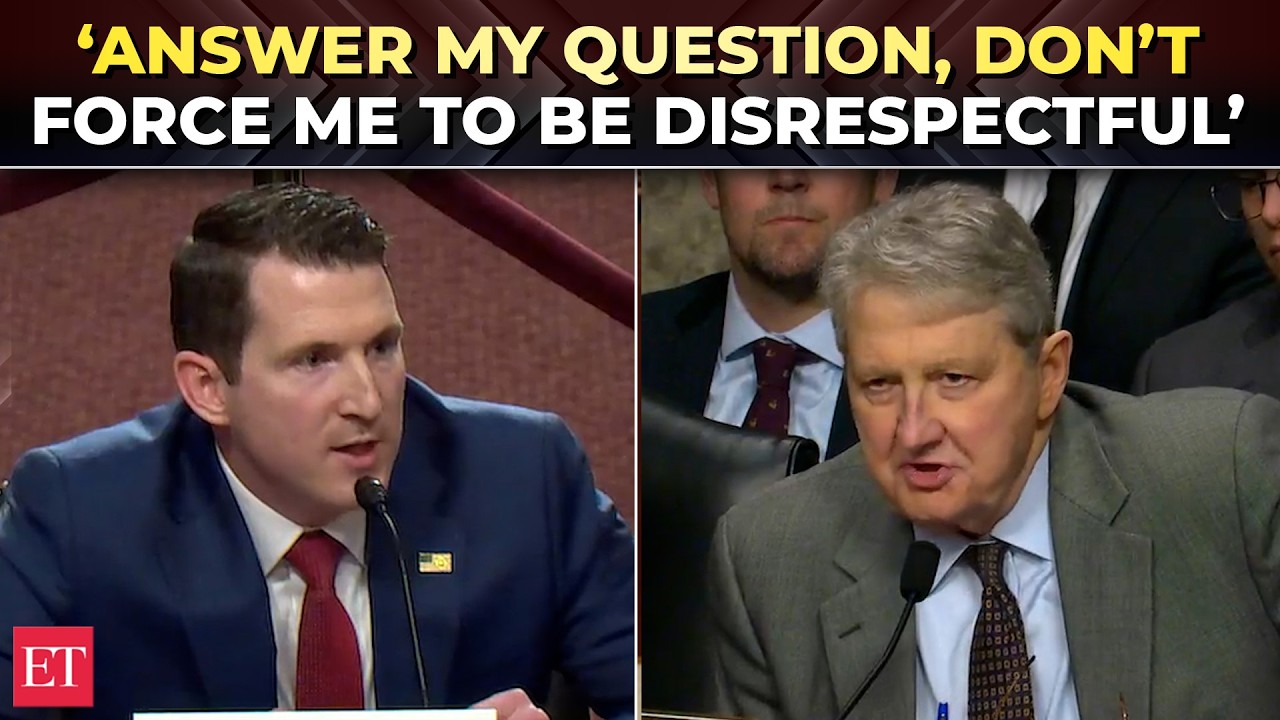 ‘I don’t have time!’: Sen. John Kennedy clashes with Trump DOJ fraud chief nominee at fiery hearing