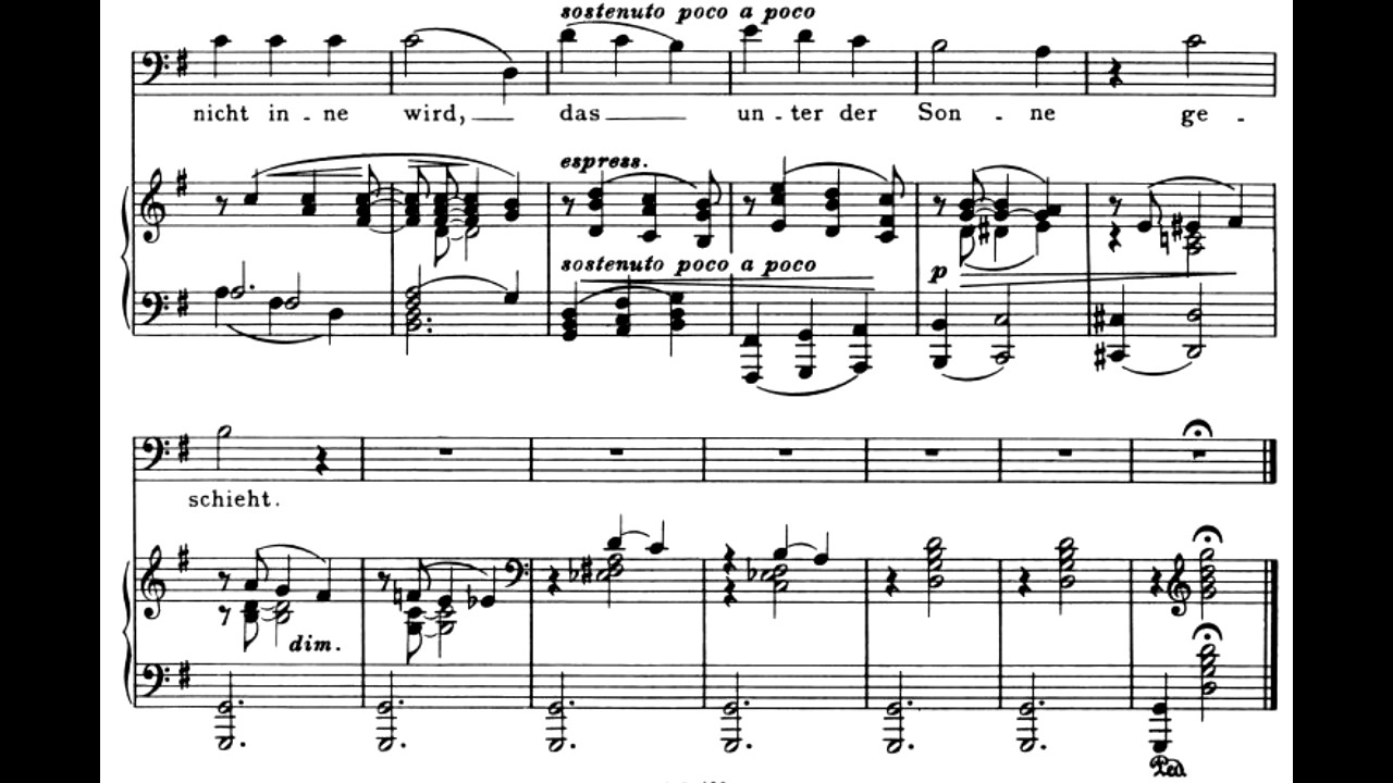 Brahms - 4 Serious Songs, op.121