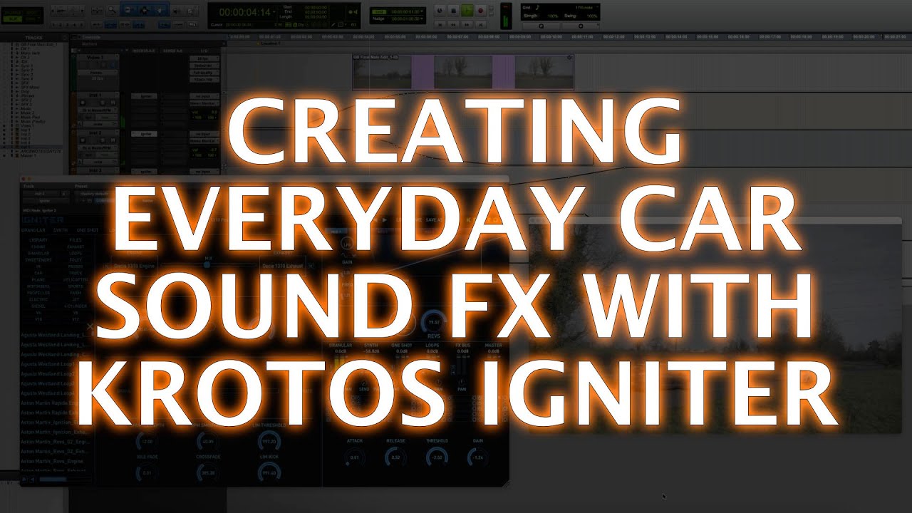 Creating Everyday Car Sound Effects With Krotos Igniter