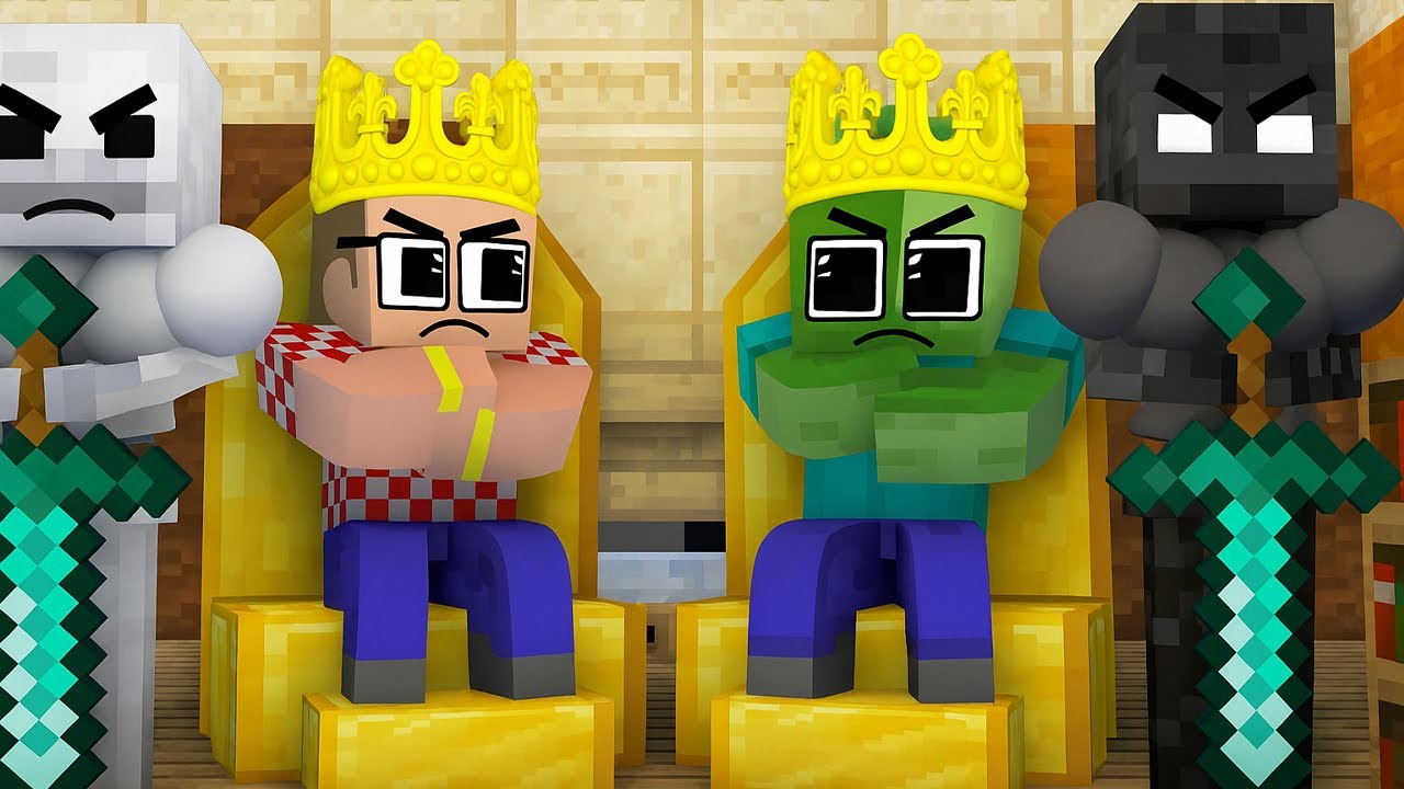 Bullied Zombie Boy Turns into a Hero King 👑 | Minecraft Animation