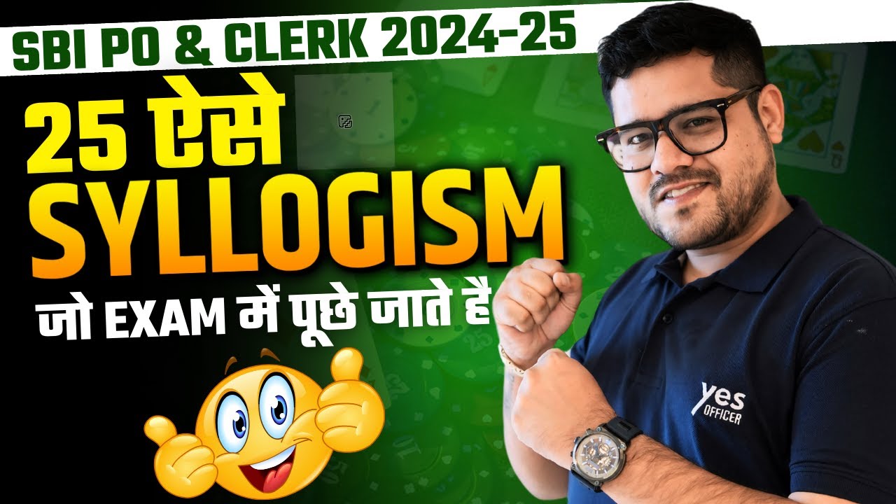 Syllogism Masterclass - Crack Reasoning in Minutes | SBI PO & Clerk 2024-25 | Ankush Lamba