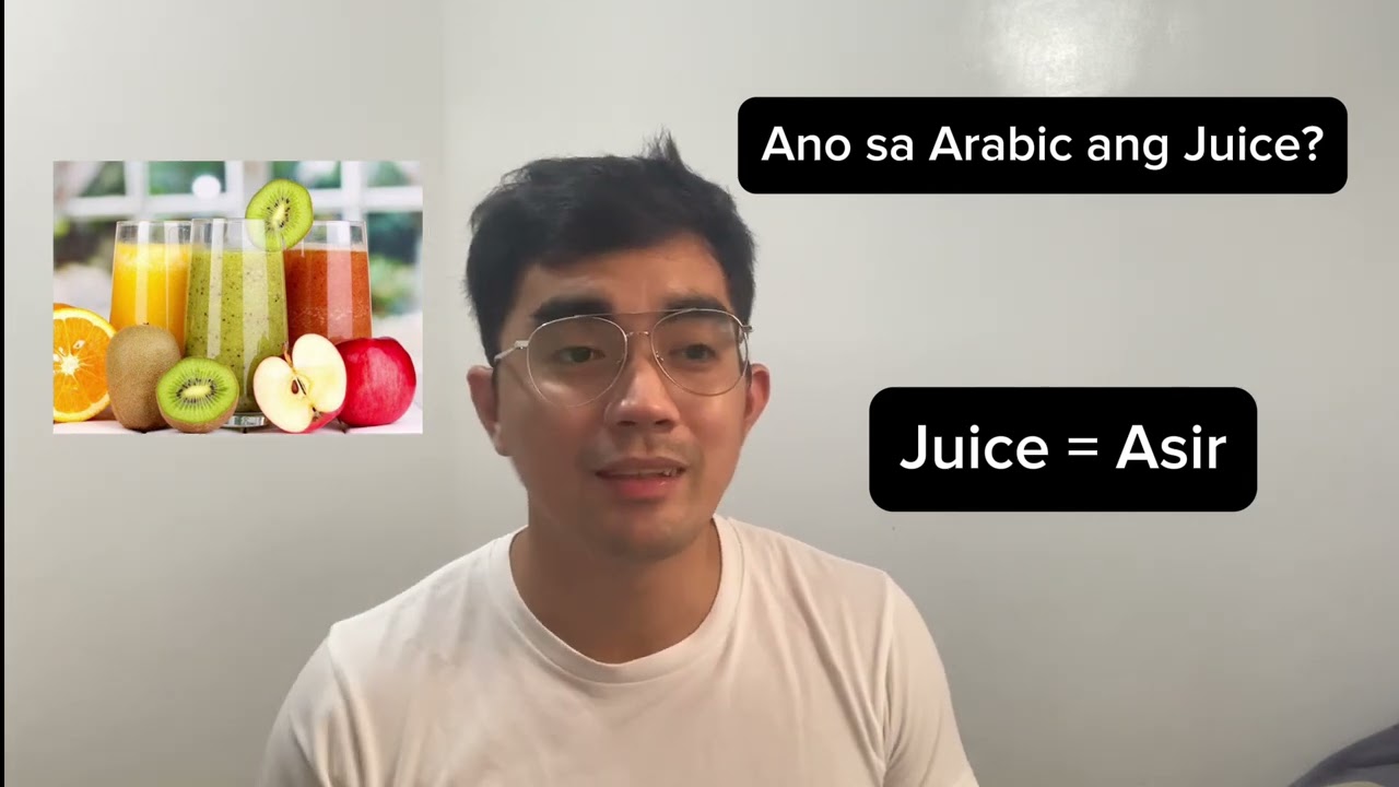 Basic Arabic words of water, juice and soft drinks in Tagalog for new ofw’s