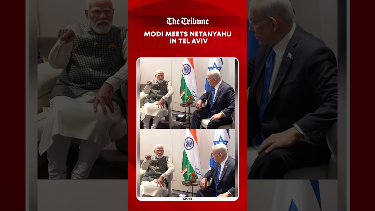 PM Modi holds bilateral meet with PM Netanyahu in Tel Aviv during second Israel visit