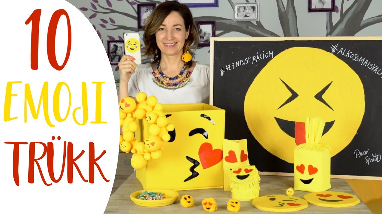 EMOJIS VIDEÓ?!? 😆 10+1 Kreatív Emoji Trükk! - INSPIRACIOK.HU | Csorba Anita