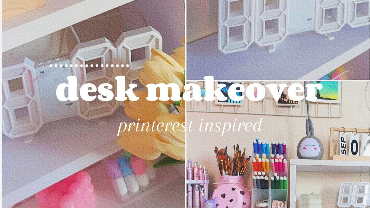  ｡‧˚ʚ🍓ɞ˚‧｡⋆DESK MAKEOVER WITH ME ⋆𐙚₊˚⊹♡