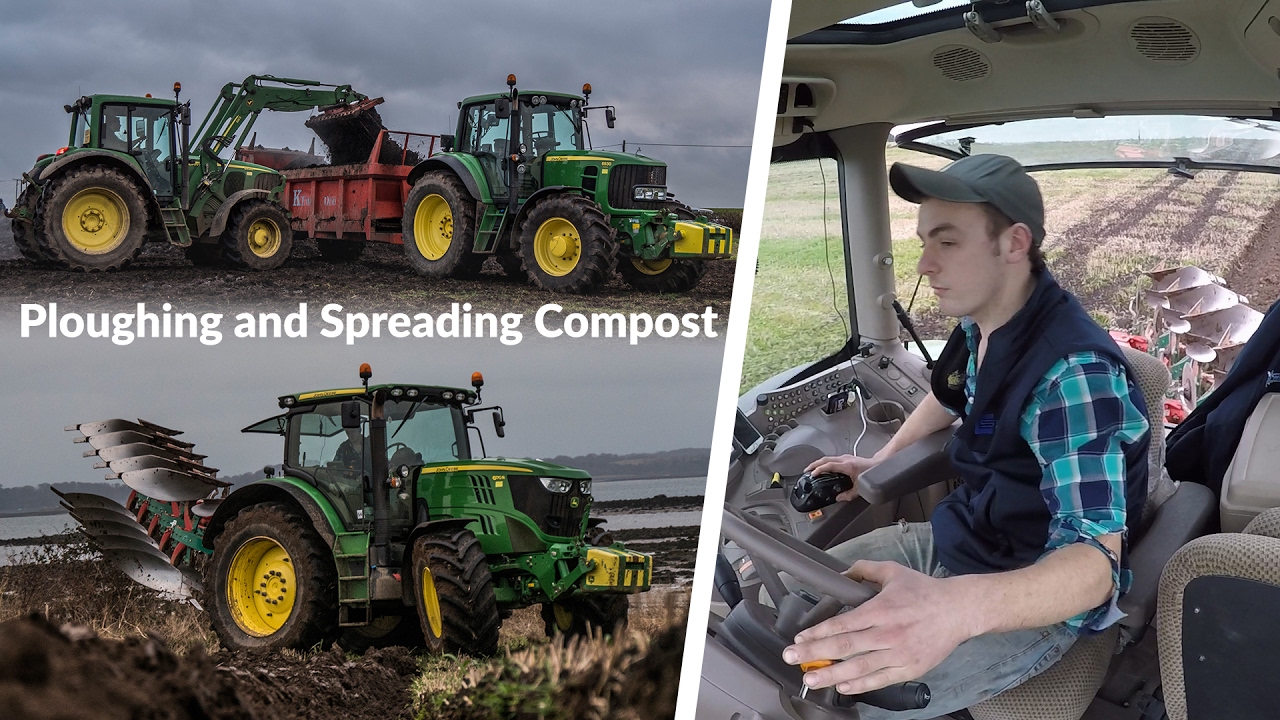 Ploughing and Spreading Compost 2017