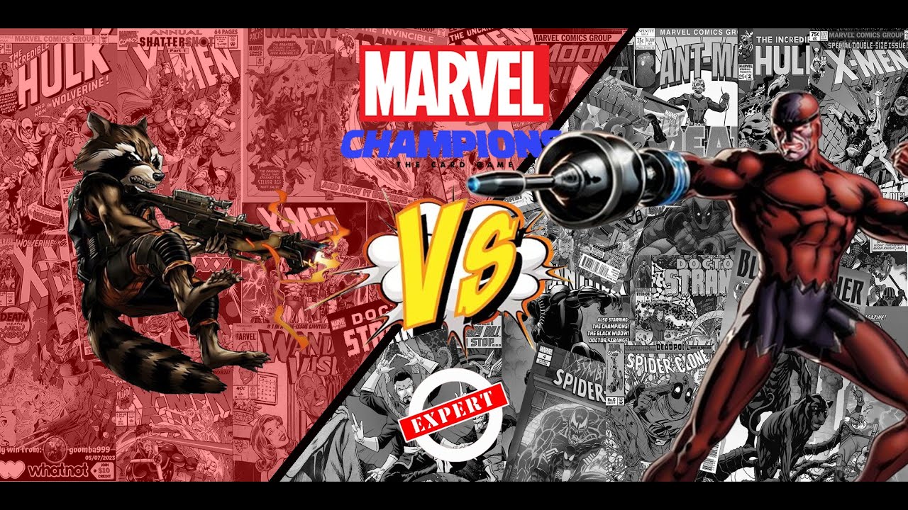 EL MAPACHE RABIOSO | Rocket Vs. Klaw Experto [MARVEL CHAMPIONS]