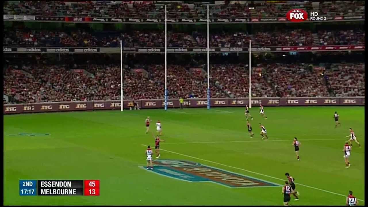 BOMBERS VS MELBOURNE RD 2 2013