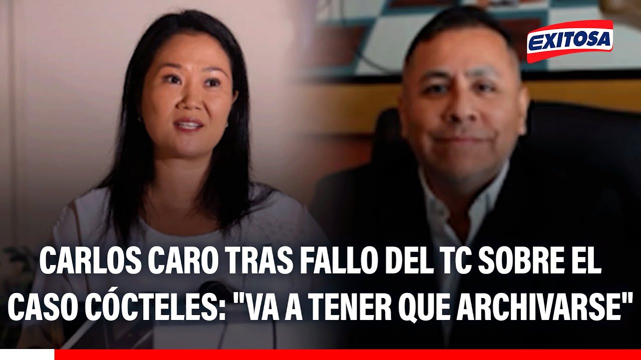 🔴🔵 Carlos Caro tras fallo del TC sobre el caso C&oacute;cteles: 