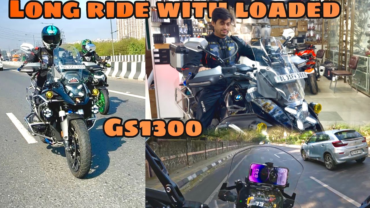Bmw gs1300 ko ready krte he nikle ride pr