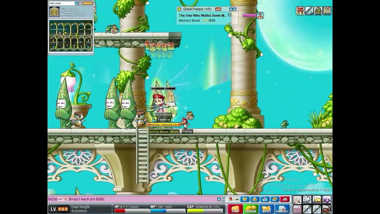 ONLY OLD SCHOOL MAPLESTORY PLAYERS REMEMBER THIS… Temple of Time Dark Knight LVL 126
