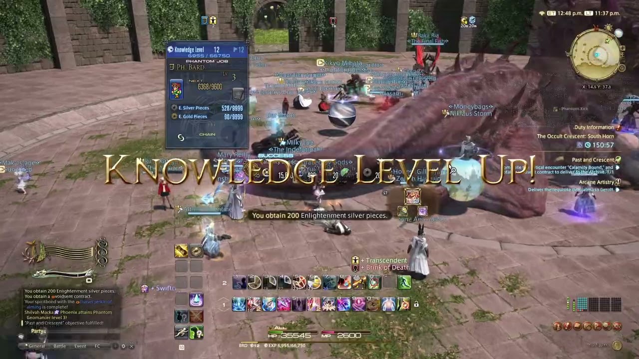 Final Fantasy XIV Past and Crescent