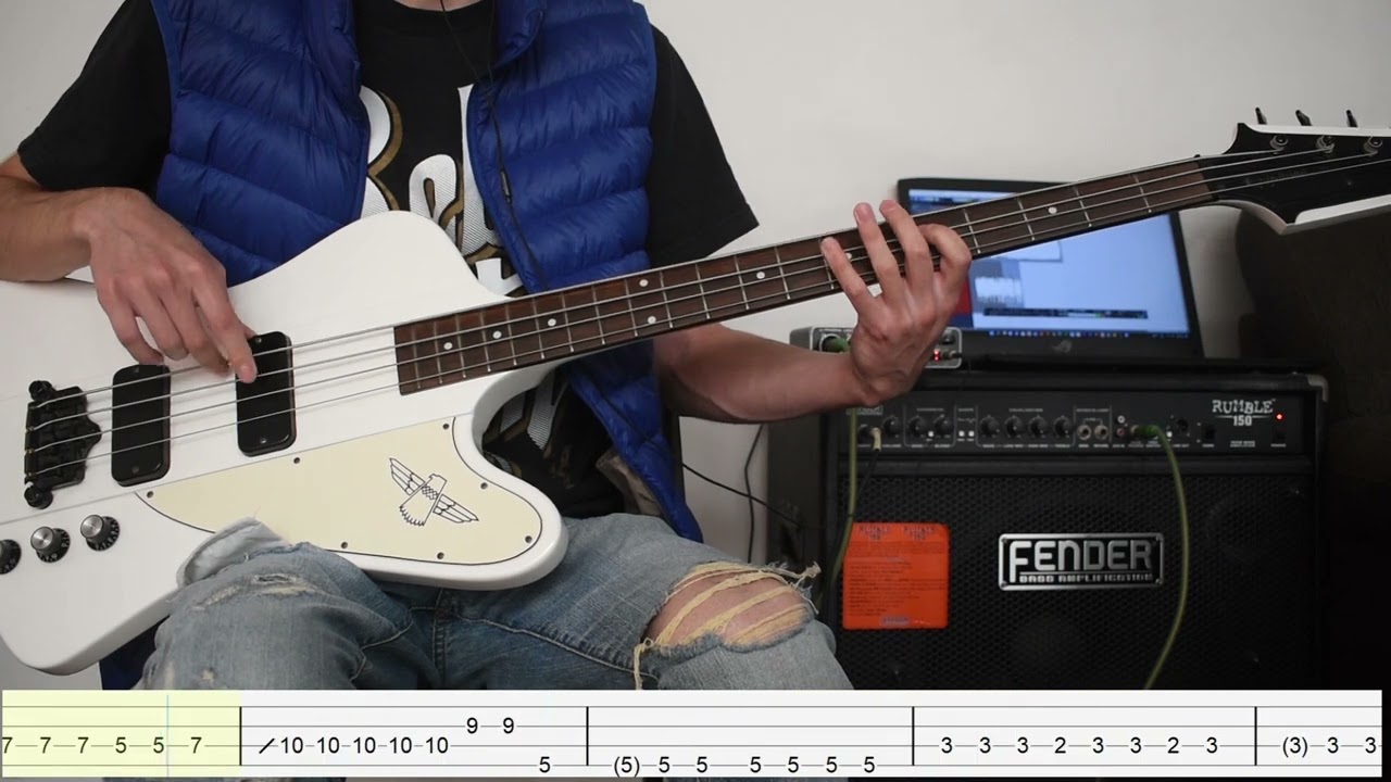 The Killers - Smile Like You Mean It - (Bass Cover) (Bass Tabs) YouTube
