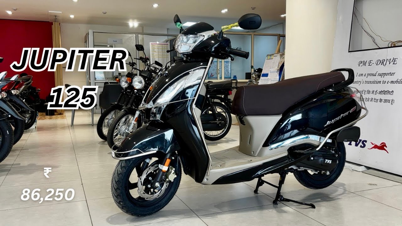 Tvs Jupiter 125 | 2nd Base Variant | Price ₹ 86,250 Ex Show. @CarwithAshutosh