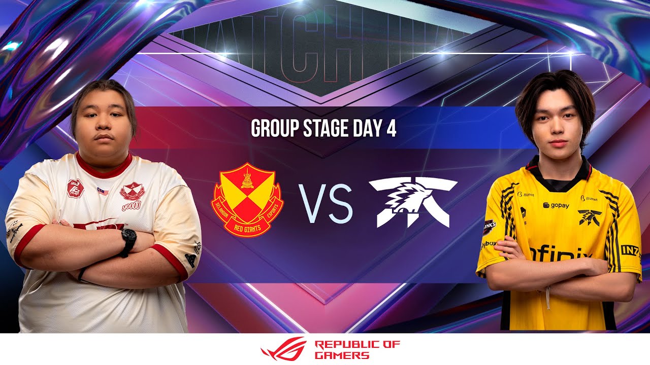 Selangor Red Giants против Fnatic ONIC | ДЕНЬ 4 | MLBB MSC 2024 x EWC Group Stage | (ENG)