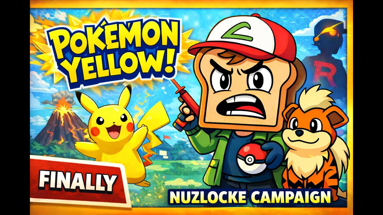 Pokemon yellow Nuzlock Campaign lost a whole party but we came back