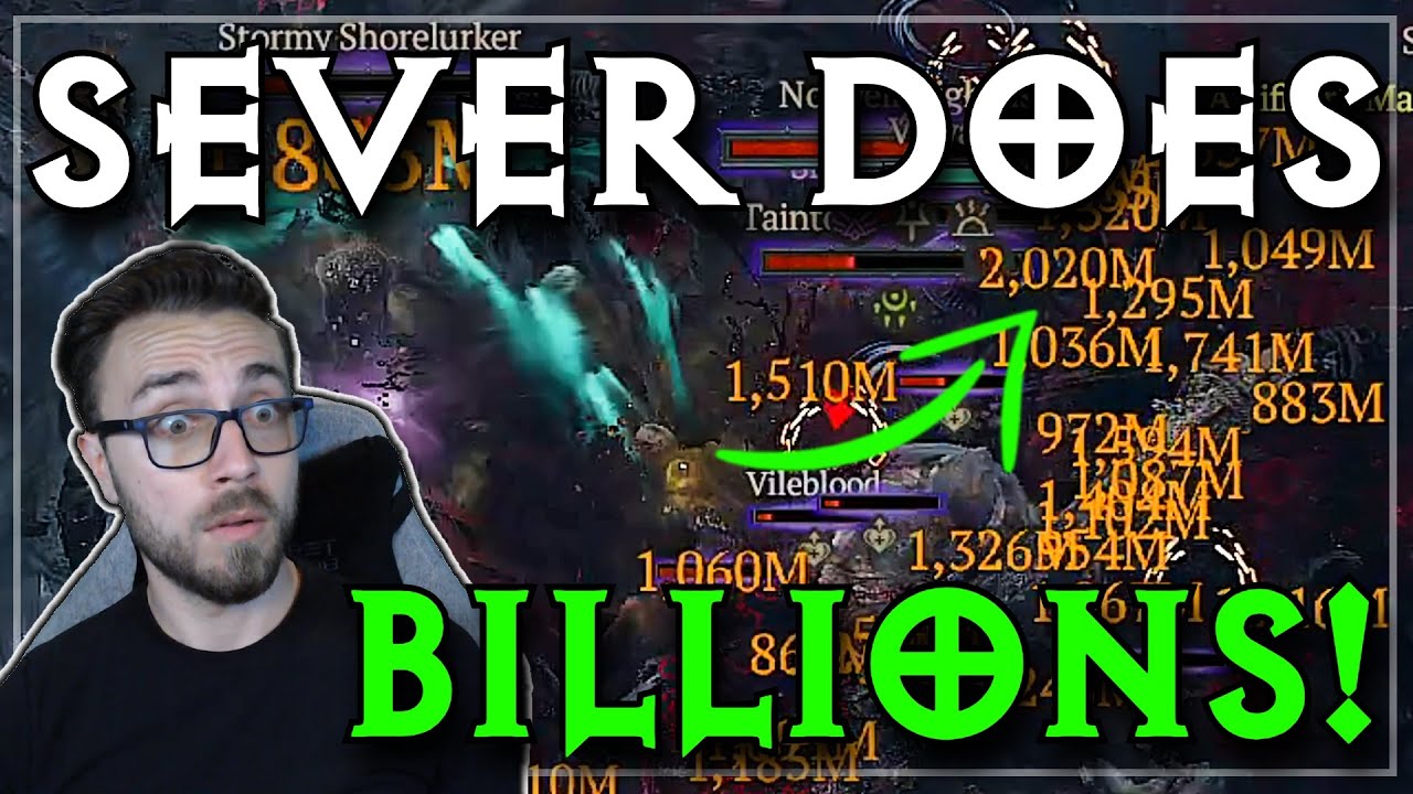 I Made Sever Do BILLIONS of Damage Every Time! | Updated Overpower Sever Necromancer Guide