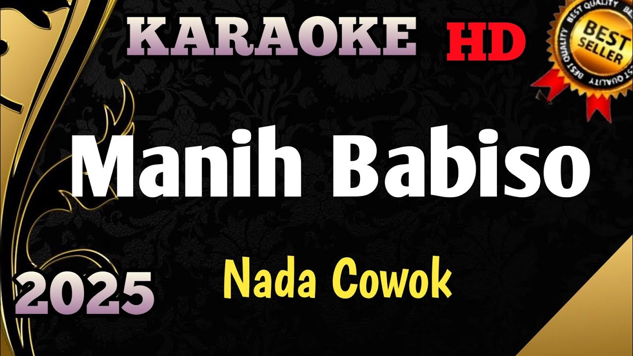 MANIH BABISO || Karaoke Minang Remix Nada Pria HD