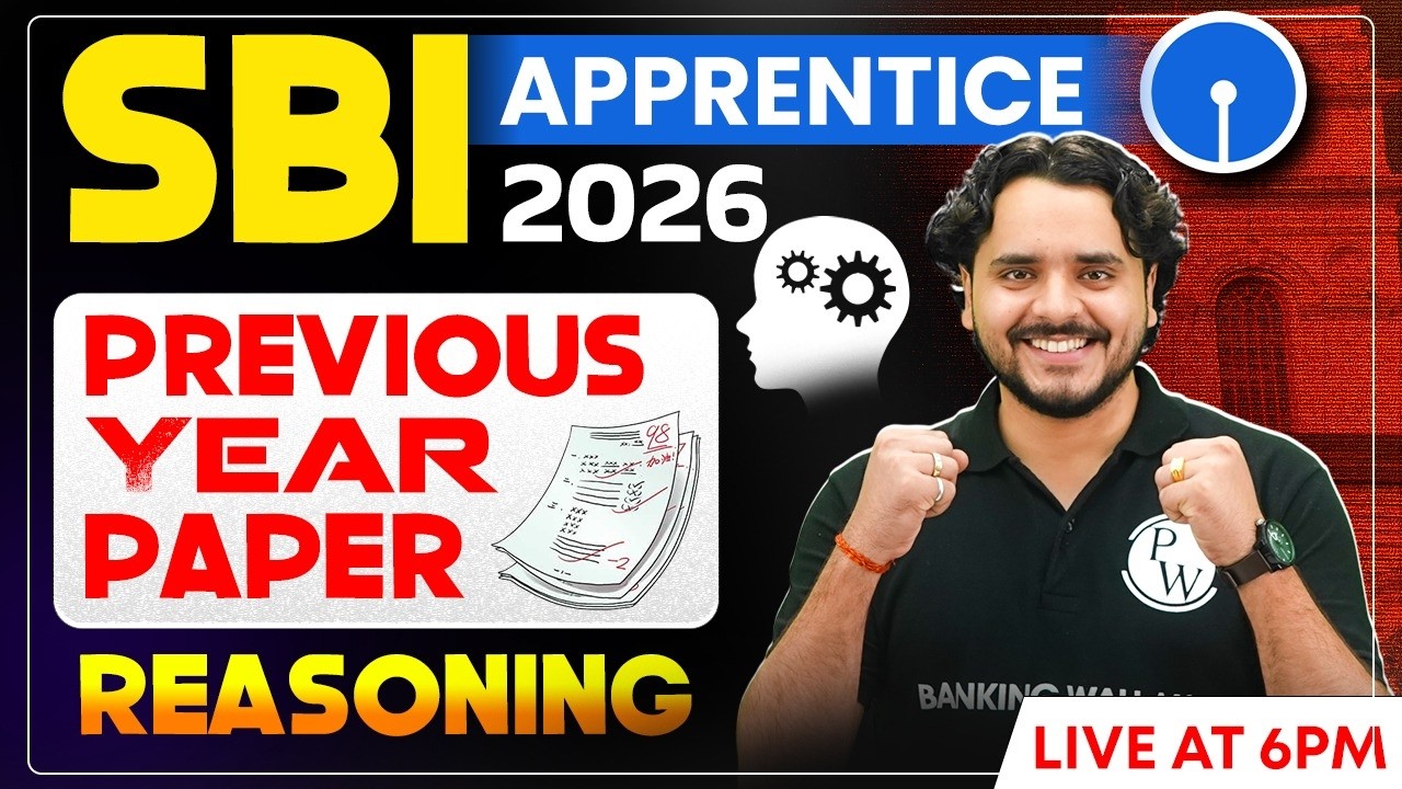SBI Apprentice Question Paper | SBI Apprentice Reasoning Questions | SBI Apprentice Preparation