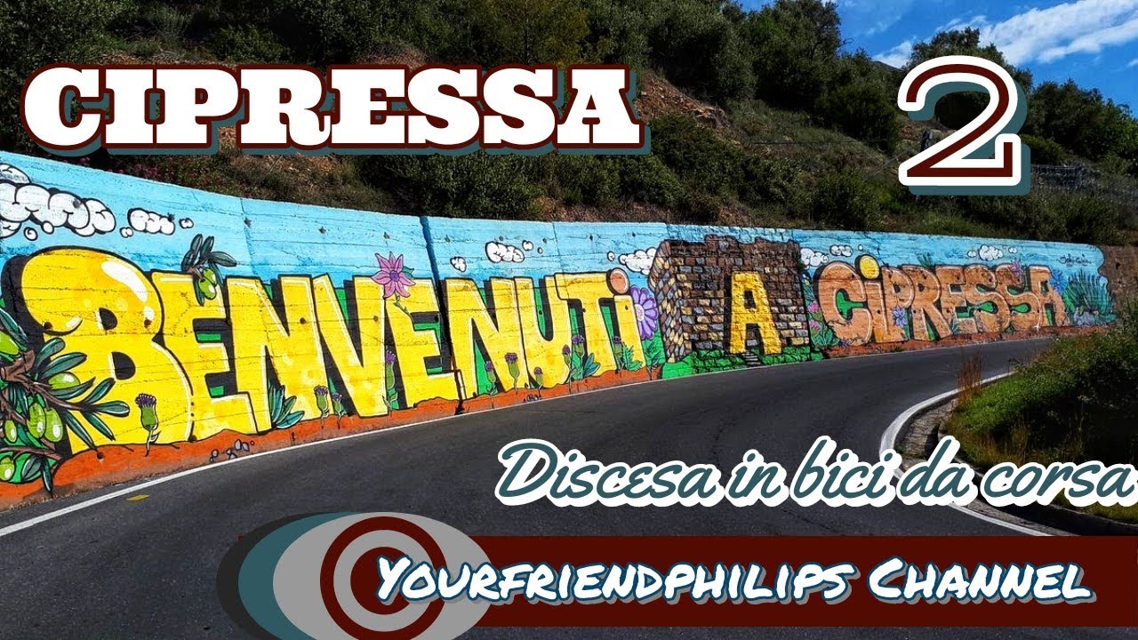 🚴 Discesa della Cipressa in Bici da Corsa | #ciclismo