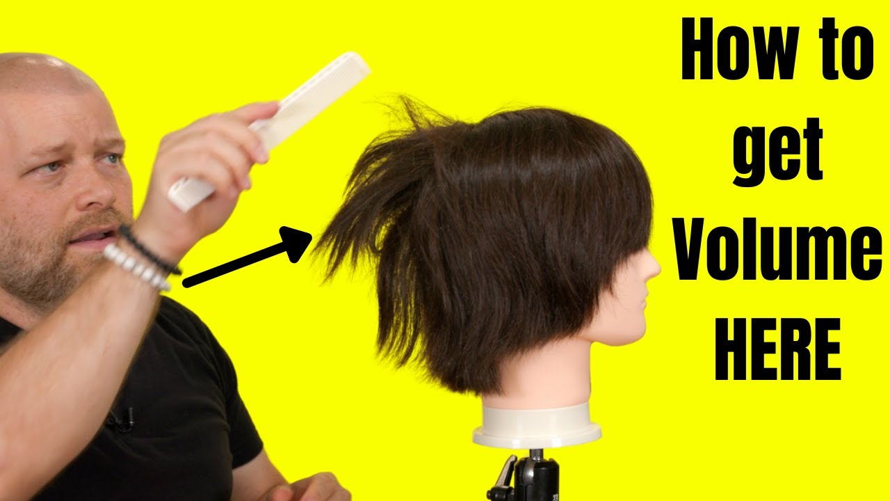 Как придать объем волосам сзади — TheSalonGuy